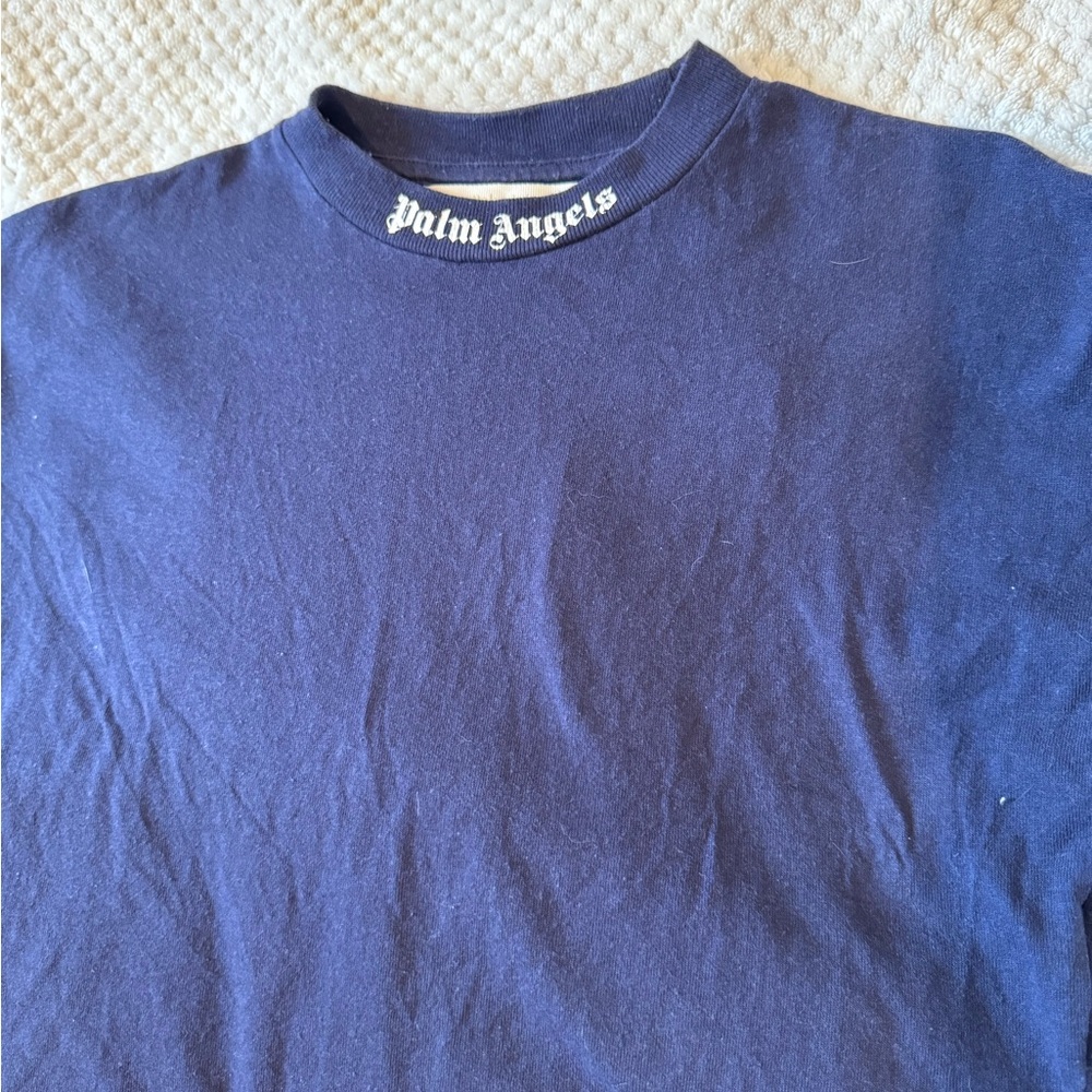 Palm Angels Men's Navy Tee